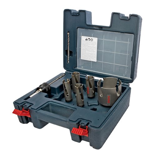 Bosch HTC8PC 8-Piece Carbide Hole Saw Master Set