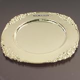 BAROQUE CHARGERS SET OF 12 BAROQUE CHARGERS-SILVER