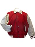 RED WOOL BODY<br>Assorted Color Leather Sleeves