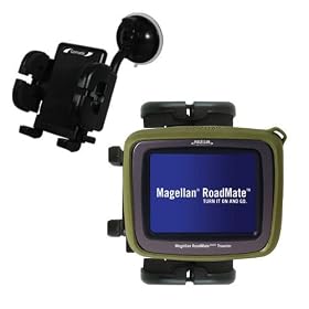 Magellan Crossover GPS 2500T Flexible Car Windshield Holder - Gomadic Brand