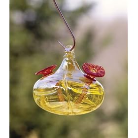 Bird Brain Snitch Hummingbird Feeder Yellow by Bird Brain