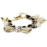 Betsey Johnson Lovely Leopard Heart Ribbon Tog