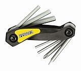 Pedro's Folding Hex Bicycle Wrench Set with Screwdrivers