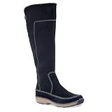  : Timberland Women's Fauna Tall Boot,Black Smooth,6 M