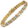 Two-Tone X-O Stampato Bracelet