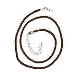 Necklace Cord For Pendants - D2 - Twisted Triple Strand Silk / Satin + 2