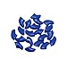 Eyourlife 20 pcs Soft Nail Caps for Cat Pet Claw Control Paws Off + Adhesive Glue,Size S,Blue