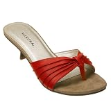 Women's Merona® Wimina Heeled Thong Sandals - Red