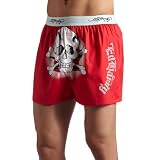 Ed Hardy Men's Classic Skull Woven Boxer