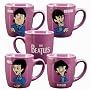 The Beatles Set Of 4 Mini Mugs