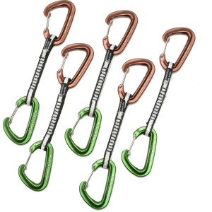 Metolius Full Strength Mini Quickdraw Set - 5pk Brown/Green, 7in
