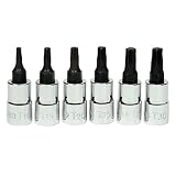 WILLIAMS 1/4" DR TORX BIT SOCKET SET 6 PCS (30908) 1/4"ドライブ トルクスビットソケットセット 6個 JHW30908