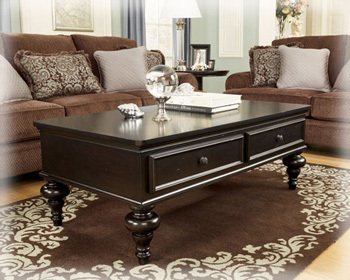 Traditional Dark Brown Marcella Cocktail Table