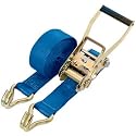 Draper 8M X 50Mm Heavy Duty Ratchet Tie Down Straps With Hooks