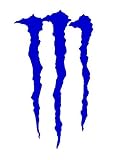 Monster Energy Sticker - Blue in Color