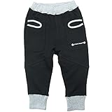 【H28年春物】JEANS-b(ジーンズベー) 製品洗い加工済み30/10裏毛長丈パンツ 120cm/BK NO.B-361102