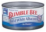 Bumble Bee Solid White Albacore Tuna In Water (866013) 12 oz (Pack of 24)