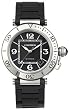 Cartier Men's W31077U2 Pasha Seatimer Automatic Stainless Steel and Rubber Watch