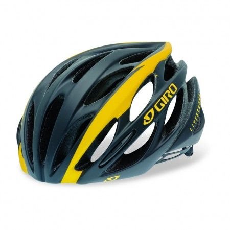 Giro Saros Freeride, MTB Slalom/4X Race, All-Mountain Helmet Matte Black Yellow Livestrong Size: S