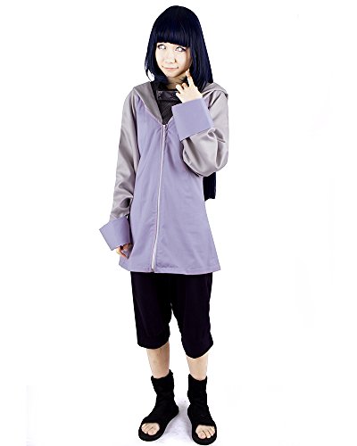 Miccostumes Women's Naruto Hinata Hyuuga Cosplay Costume