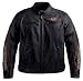 Harley-Davidson® Men's Ride Ready Leather Jacket. Lightweight. Embroidered graphics. 98000-10VM