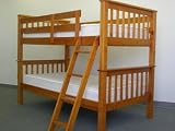 Bunk Bed Twin over Twin Mission style in Cinnamon