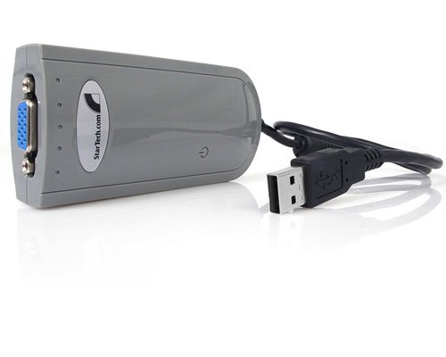 StarTech.com USB VGA External Dual or Multi Monitor Video Adapter USB2VGA