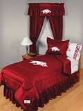 IMAGE OF Arkansas Razorbacks Bedskirt - Queen Bed