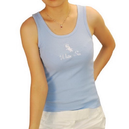 Womens MLB Chicago White Sox Baseball Tank Top Jersey (Size: M)