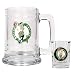 BOSTON CELTICS BEER MUG AND SHOT GLASS BOILERMAKER SET