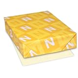 Neenah Classic Linen Writing Paper, Letter 8.5 x 11 Inches, 24 lb., Classic Natural White, 500 Sheets (05201)