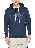 Jeep Sudadera con Capucha O100717 (Azul / Gris Claro)