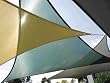 Coolaroo 16-Foot-by-5-Inch Triangle Shade Sail with Hardware Kit, Desert Sand