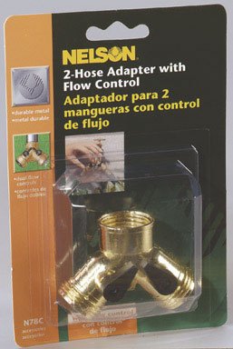 Y Hose Connector With Dual Shut-Off (915) 12 each