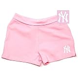 New York Yankees MLB Girls Vision Shorts (Pink)
