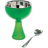 A di Alessi Big Love Bowl and Spoon, Green