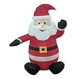 4 Foot Christmas Inflatable Santa Claus Yard Decoration