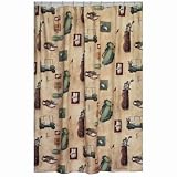 19th Hole Golf Fabric Shower Curtain