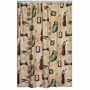 19th Hole Golf Fabric Shower Curtain - Anita Phillips Art