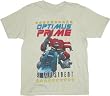Transformers Mighty Fine Optimus Prime 4 President Silver T-shirt Tee