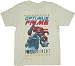 Transformers Mighty Fine Optimus Prime 4 President Silver T-shirt Tee