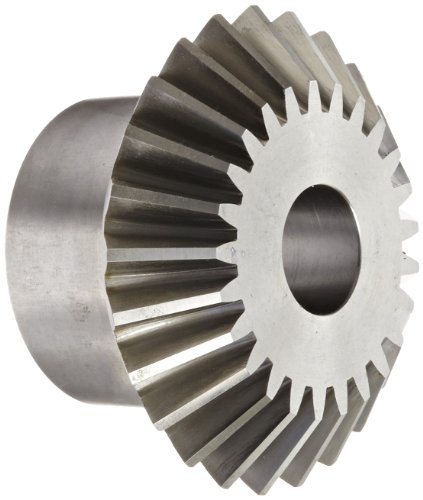 Boston Gear L122Y Miter Gear, 1:1 Ratio, 20 Degree Pressure Angle, 1.375" Bore,  4.625" Mounting Distance, 5 Pitch, 25 Teeth, Steel