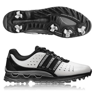 Adidas 2007 Men’s ClimaCool Blaze Golf Shoes - White / Metallic Silver / Black - 738192 Golf Shoes Picture