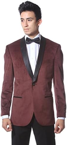 44R Zonettie by Ferrecci Premium Velvet Shawl Tuxedo Blazer