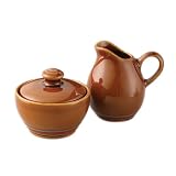 Pfaltzgraff Caramel Swirl Sugar/Creamer Set