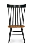 International Concepts 1C57294 - Madison Park Spindleback Dining Chair in Black/Cherry