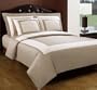10-PC Taupe & Black California King size Hotel Down Alternative Bed in a bag Comforter set including a Duvet set+ sheet set+ down alternative comforter By sheetsnthings