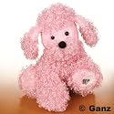 Lil'Kinz Mini Plush Stuffed Animal Pink Poodle