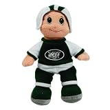 Pack of 2 NFL New York Jets Plush Mascot Beanie Figures 8"