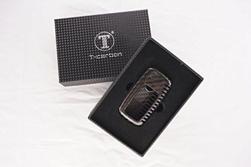 100% Real Carbon Fiber Remote Key 3k Highlight Polish Smart Key Protection Case Cover for Volkswagne